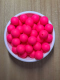 15MM Hot Pink Silicone Bead