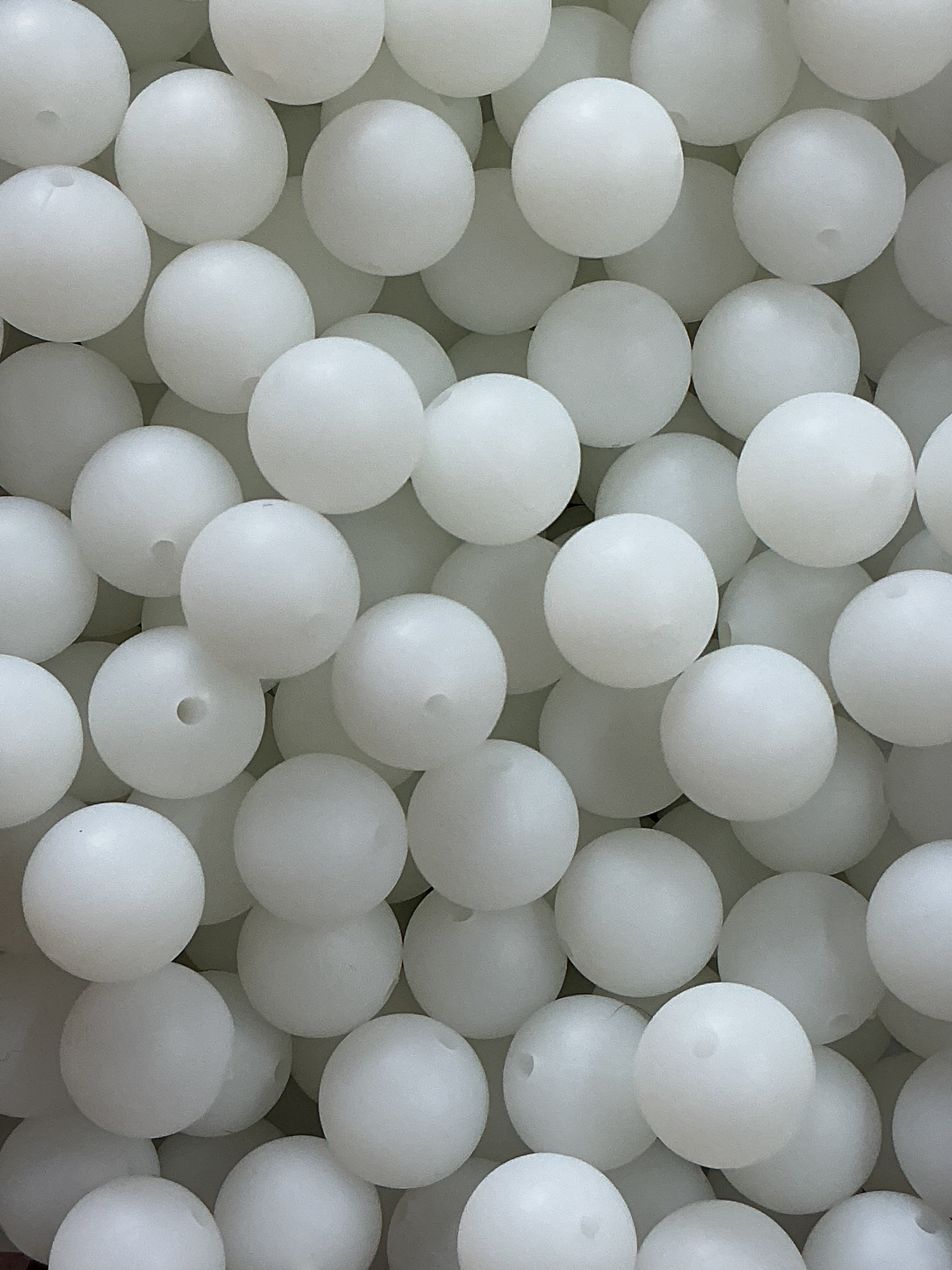 Glow in the Dark 15mm Silicone Beads