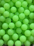 Glow in the Dark 15mm Silicone Beads