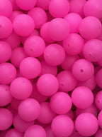Glow in the Dark 15mm Silicone Beads