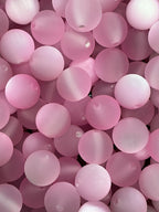 16mm Frosted Cateye Acrylic Beads Pack of 25