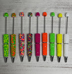 Neon Jelly Rhinestone Beadable Pen DIY