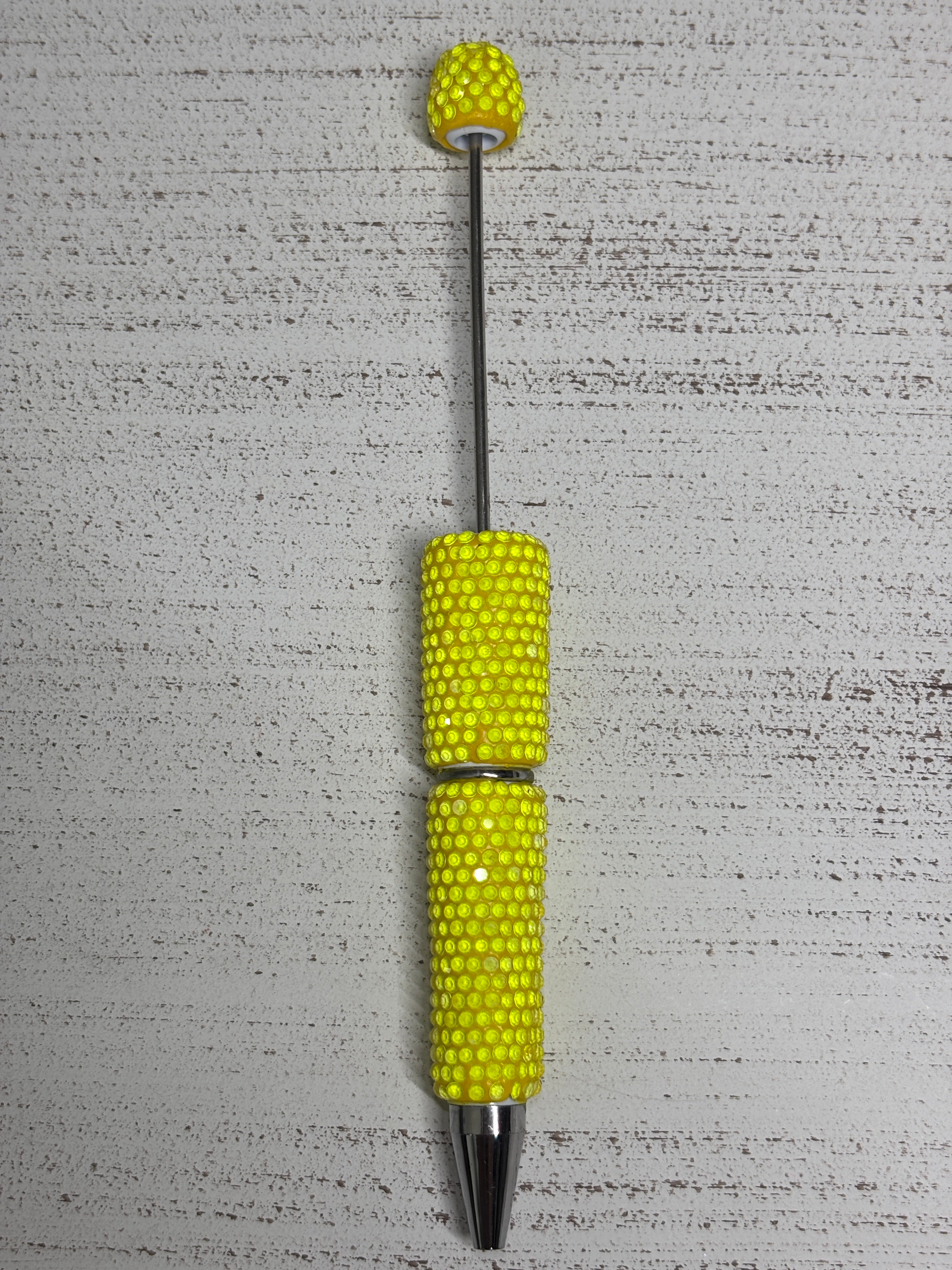 Neon Jelly Rhinestone Beadable Pen DIY