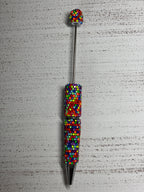 Neon Jelly Rhinestone Beadable Pen DIY