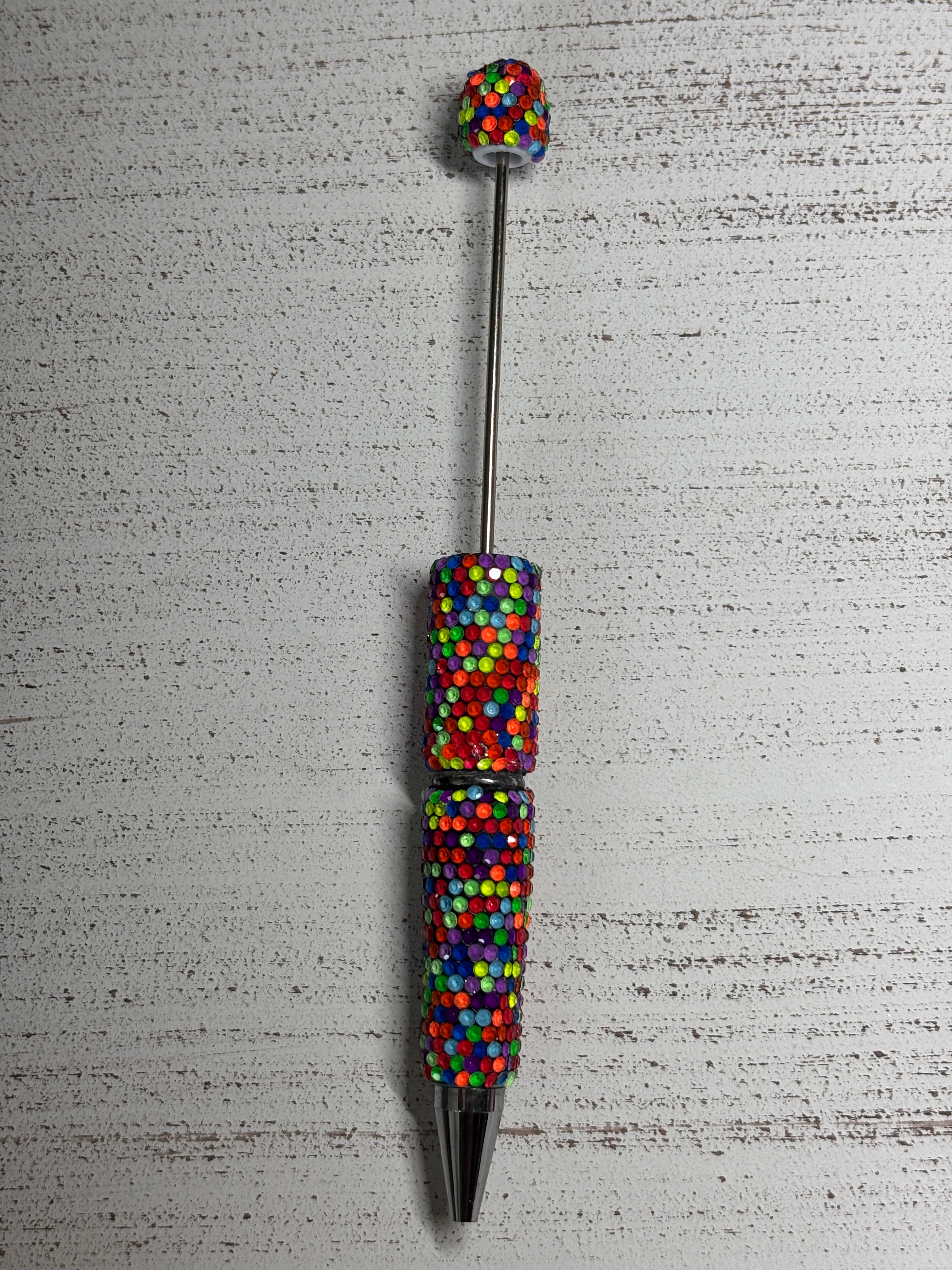 Neon Jelly Rhinestone Beadable Pen DIY