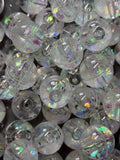 16mm Water Glitter Round Beads