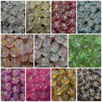 16mm Water Glitter Round Beads
