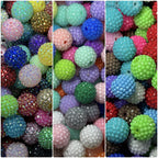 20mm Rhinestone Acrylic Beads Pack of 25