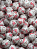 15mm Pink Christmas Tree Silicone Bead