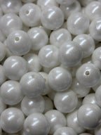 15mm Opal Silicone Bead