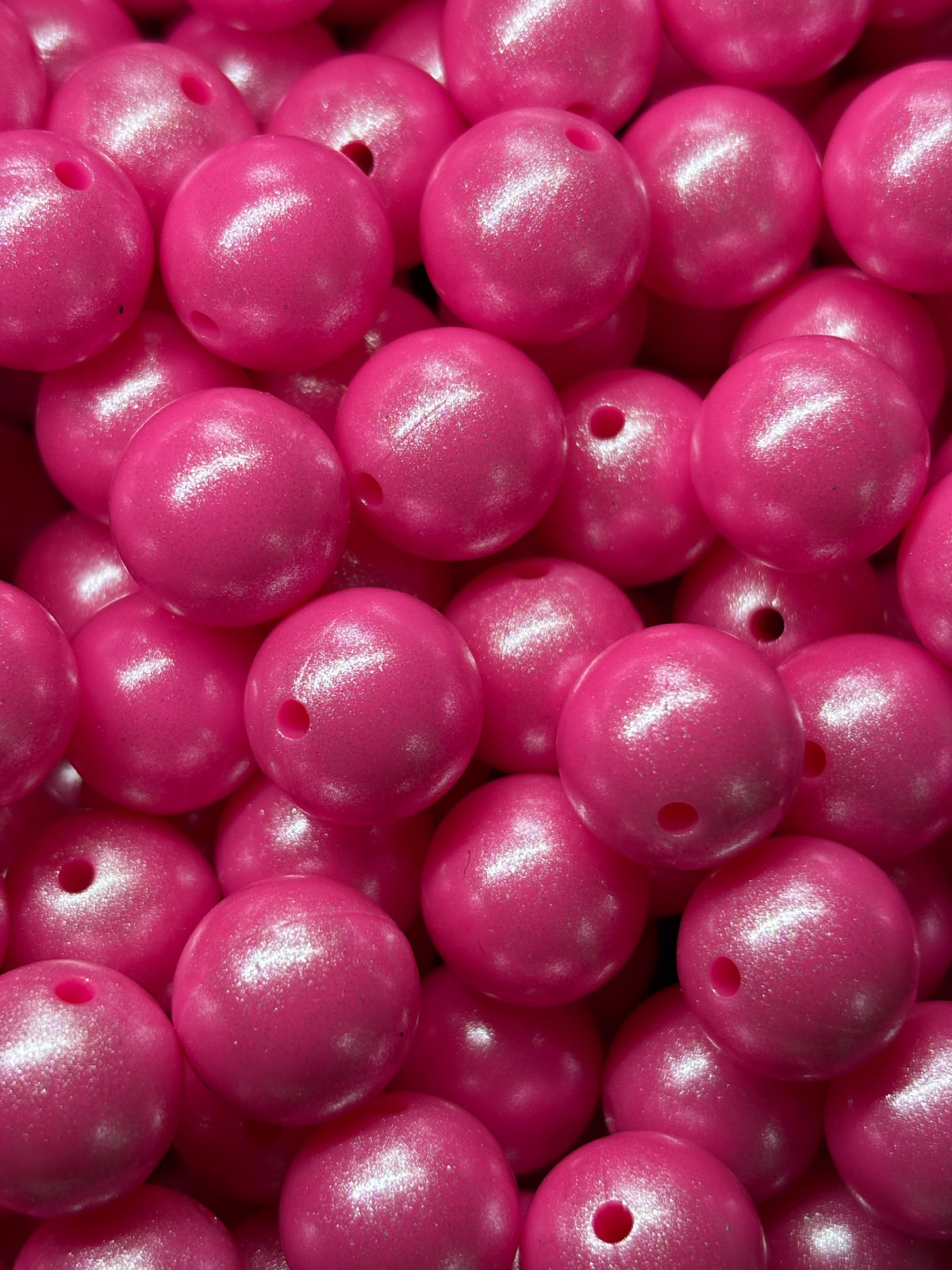 15mm Opal Silicone Bead