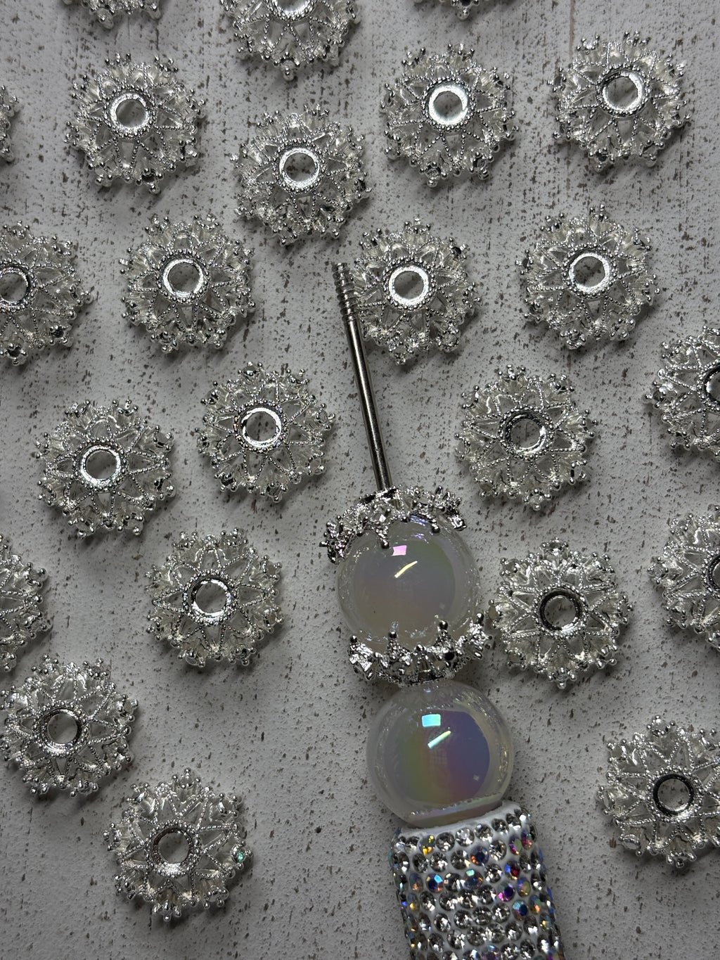 Fancy Bead Caps Pack of 20