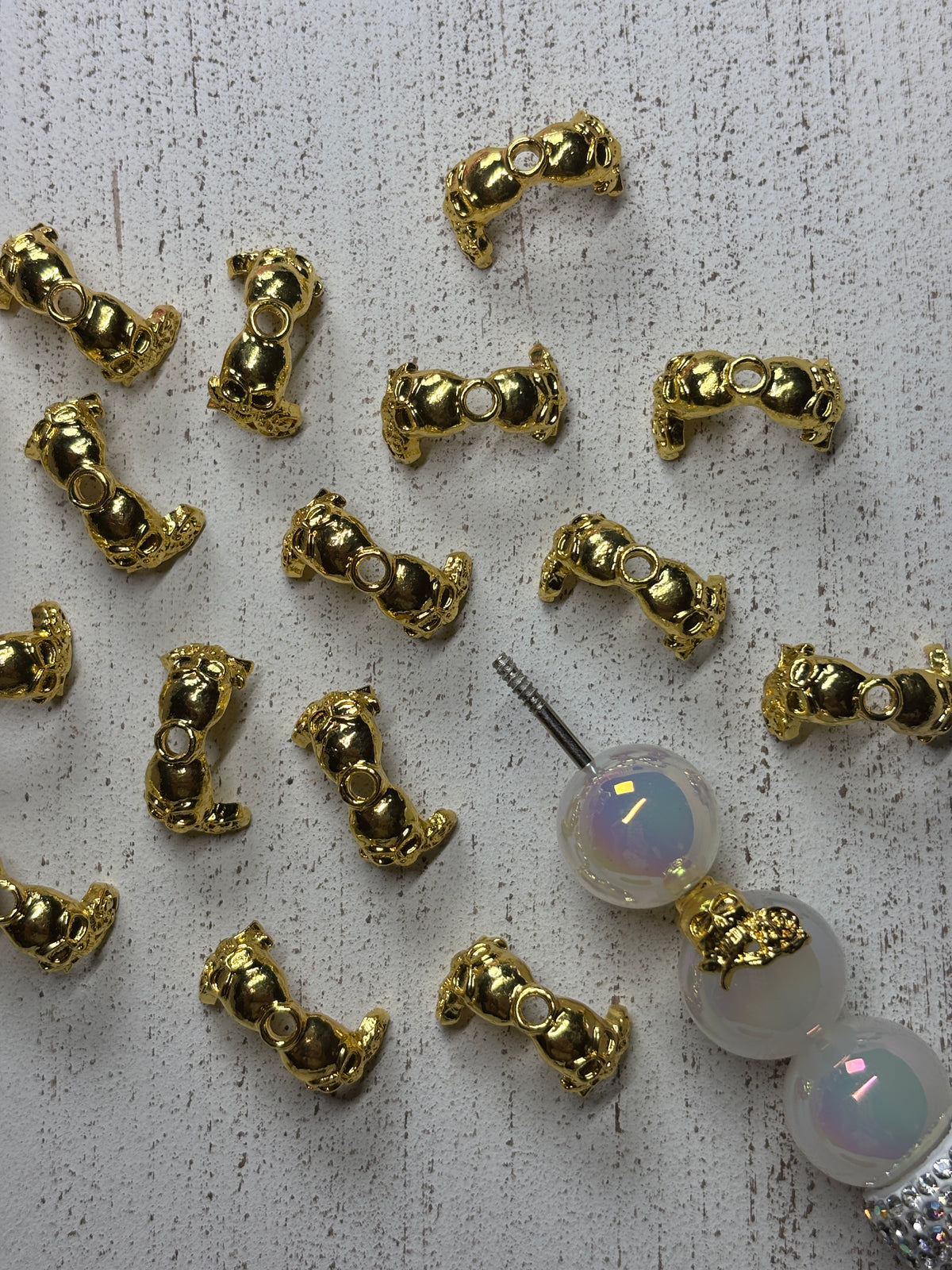 Fancy Bead Caps Pack of 20