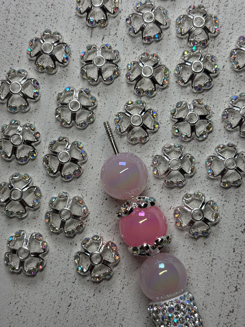 Fancy Bead Caps Pack of 20