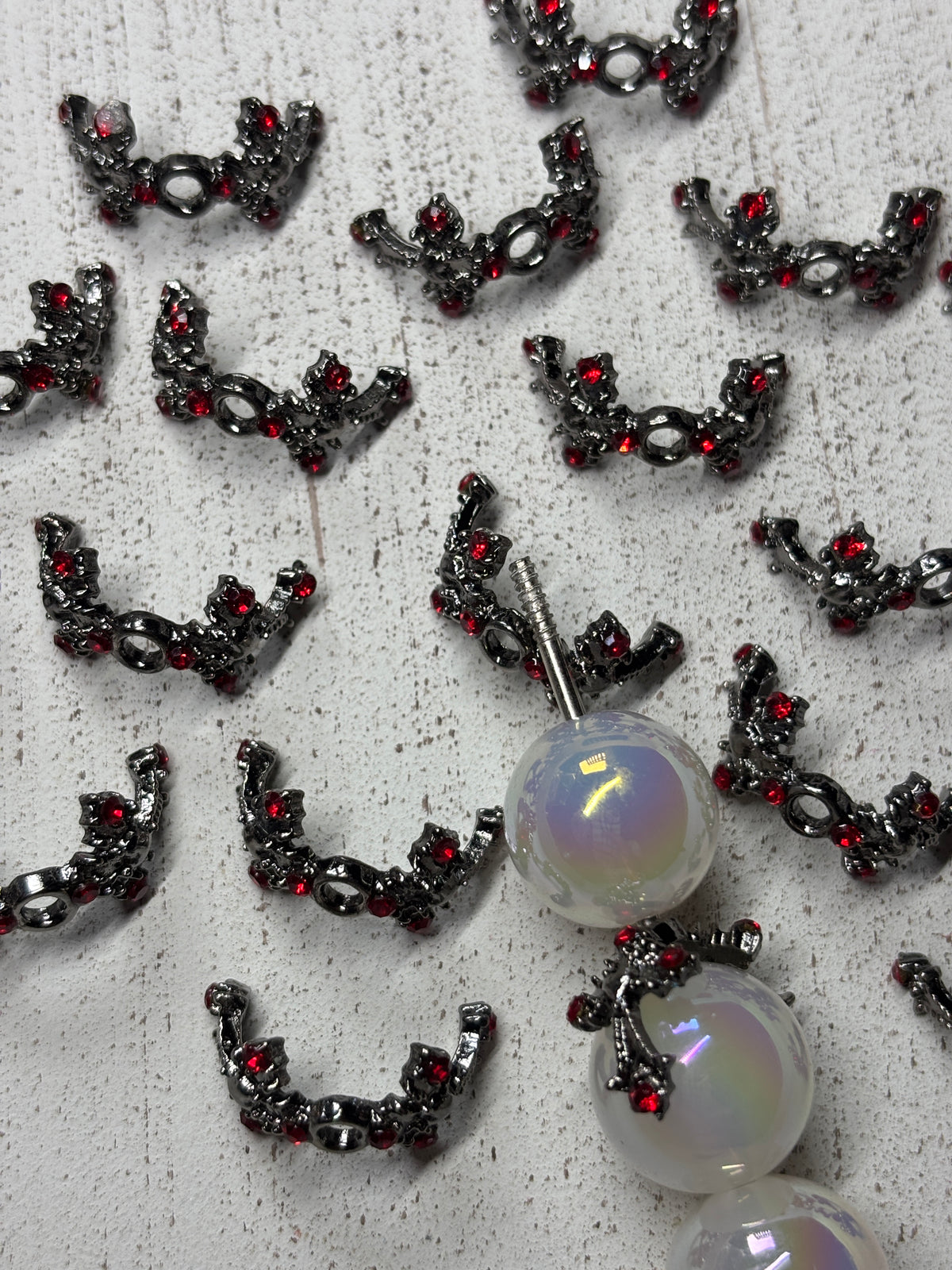Fancy Bead Caps Pack of 20